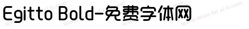Egitto Bold字体转换
